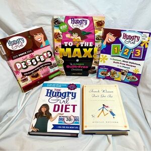 Hungry Girl + Cookbook (5) Book Set Diet Recipes French Pleasure